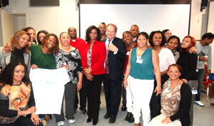 Encontro com a embaixadora de Cabo Verde